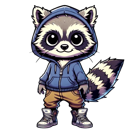 Raccoon Mascot